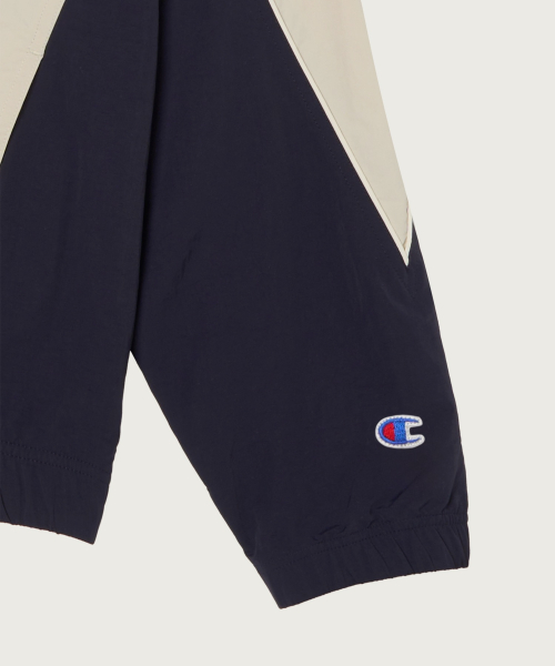 트랙 로고 프로 컬러블록 트랙자켓 Navy