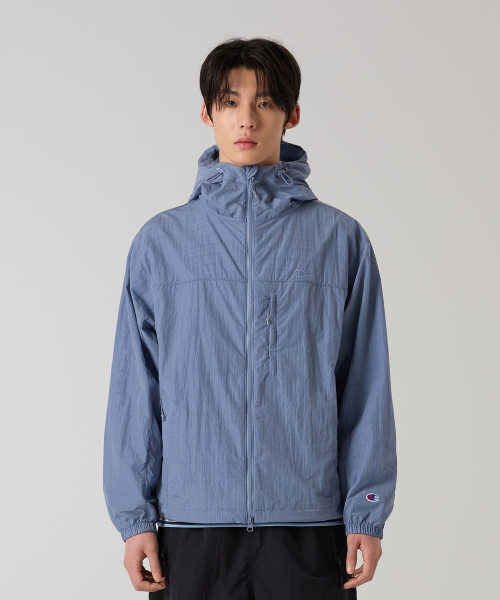 시어 나일론 윈드브레이커 Light Blue