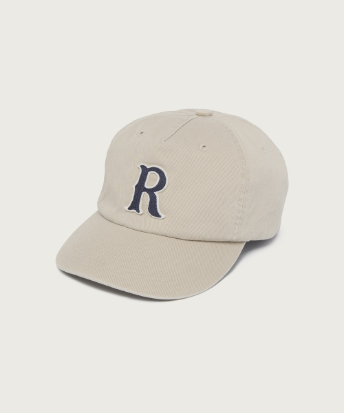 헤리티지 R 아플리케 볼캡 Beige