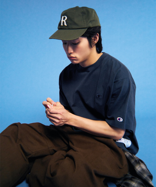 헤리티지 R 아플리케 볼캡 Khaki
