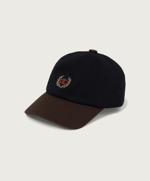 C로고 컬러블록 볼캡 Navy