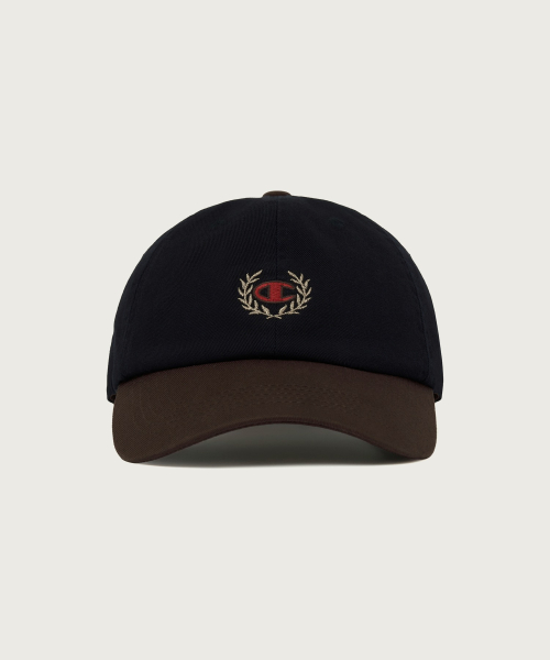 C로고 컬러블록 볼캡 Navy