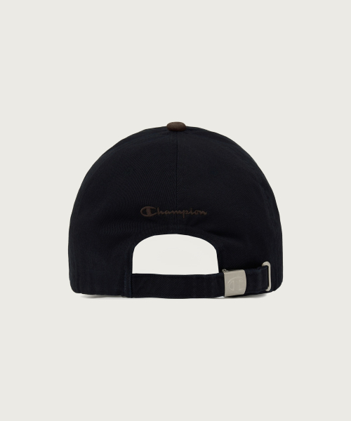 C로고 컬러블록 볼캡 Navy