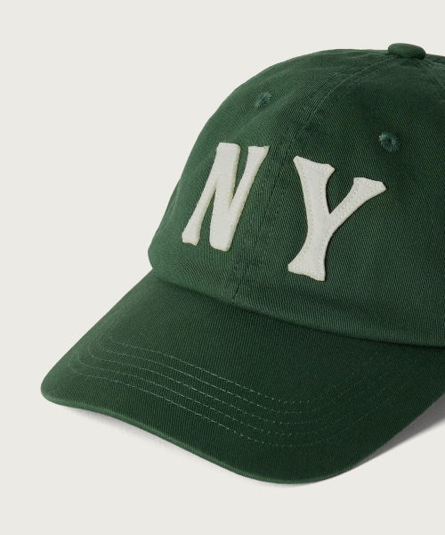 NY 아플리케 볼캡 Green