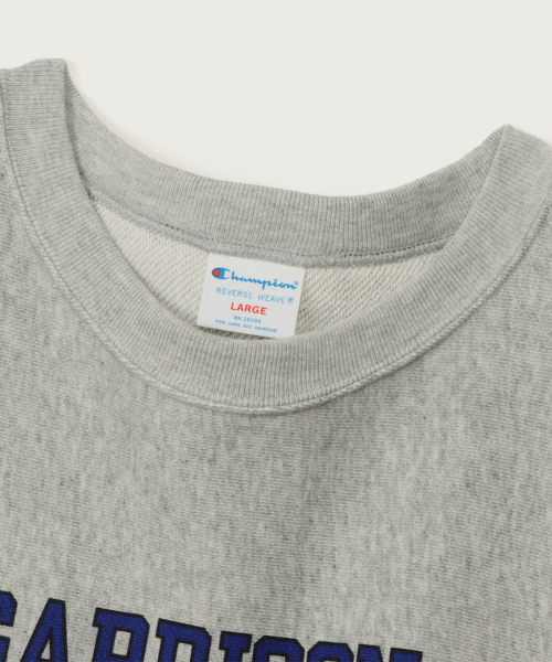 리버스위브 루즈핏 그래픽 스웨트셔츠 Oxford Grey