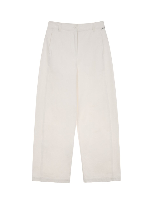 Natural Curved Cotton Pants MU2611PT101M