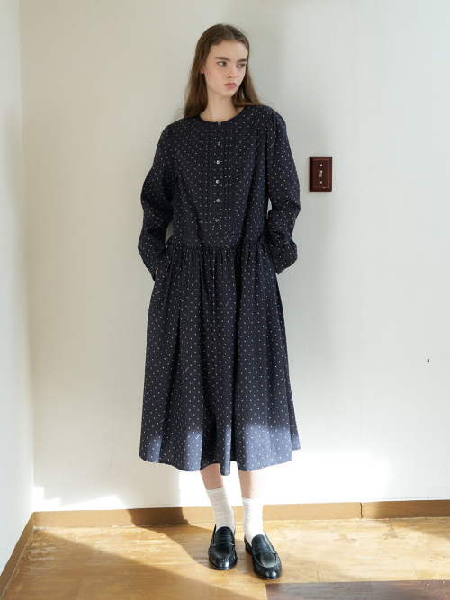 Clover Pattern Long Dress MU2611OP103M