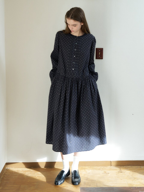 Clover Pattern Long Dress MU2611OP103M