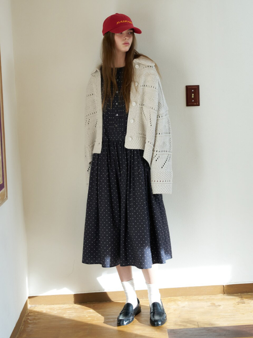 Clover Pattern Long Dress MU2611OP103M