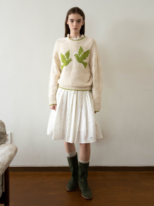 Bird Jacquard Pullover MU2611PO103M