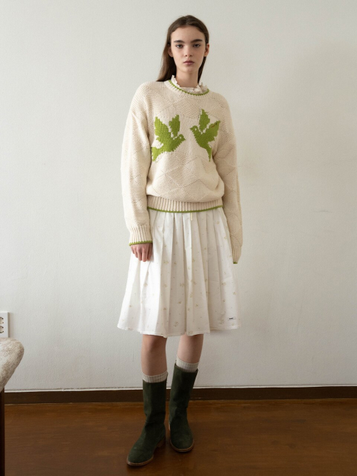 Bird Jacquard Pullover MU2611PO103M