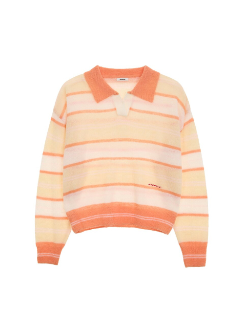 Pastel Stripe Loose Fit Pullover MU2611PO101M