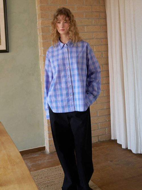 Classic Check Shirt MU2611BL104M