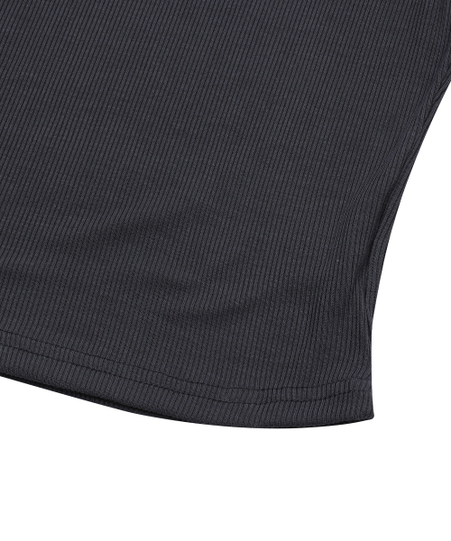 ENOA HALTER NECK CROP SLEEVELESS (2COLOR)