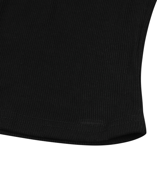 ENOA HALTER NECK CROP SLEEVELESS (2COLOR)