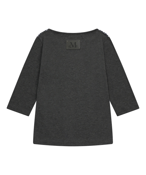 RAPHIA V-NECK SLEEVE T (2Color)