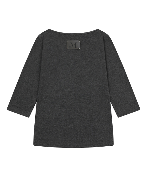 RAPHIA V-NECK SLEEVE T (2Color)