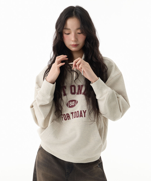 Numberball Hoodie [Oatmeal]