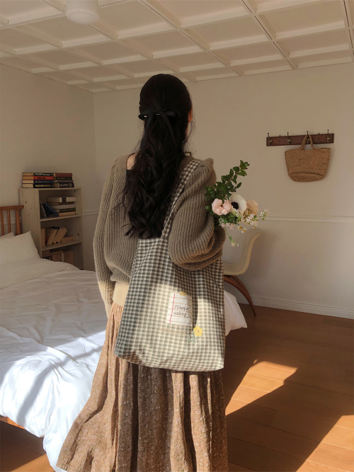 Everyday fabric bag_I will keep walking