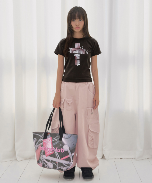 CROSS KIRA TEE (BLACK) F26QB054