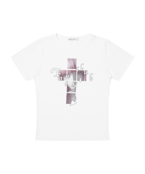 CROSS KIRA TEE (WHITE) F26QB054