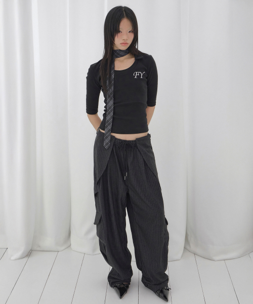 WINGS CARGO SLACKS (CHARCOAL) F26QD156