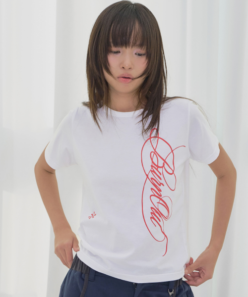 BURNING LEAF TEE (WHITE) F26QB060