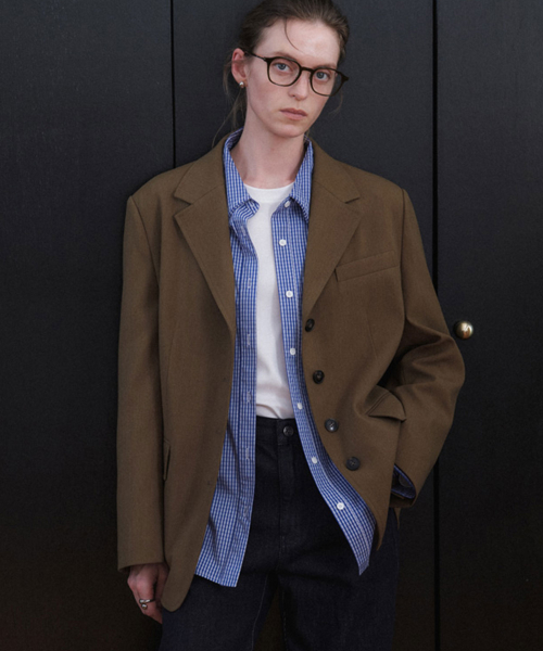 Double Collar Back Point Shirts NEW6SB229