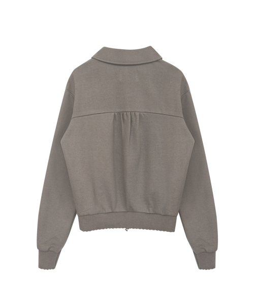 MINI CHECK SWEAT JK BEIGE