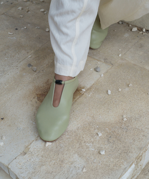 Formica string flats(Olive beige)_OK1DX26051OBG
