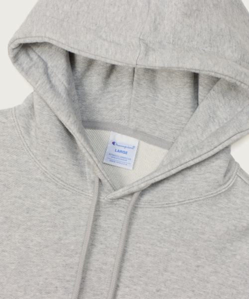 베이직 C로고 레귤러핏 후드 티셔츠 Oxford Grey