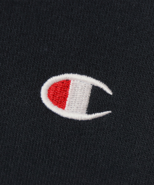 베이직 C로고 레귤러핏 후드 집업 Navy
