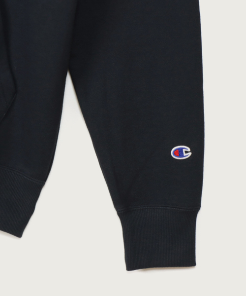 베이직 C로고 레귤러핏 후드 집업 Navy