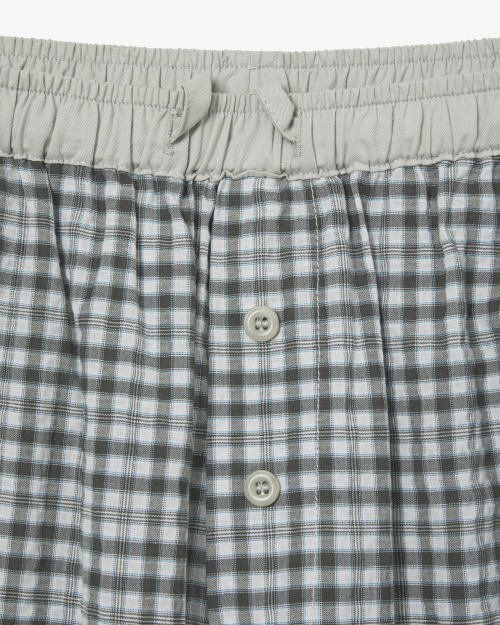 DRAWSTRING PAJAMA PANTS [GREY]