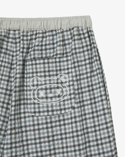 DRAWSTRING PAJAMA PANTS [GREY]