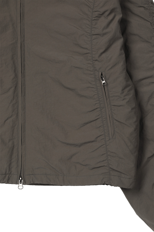 PARKA RING HOODED CROPPED JUMPER IN KHAKI