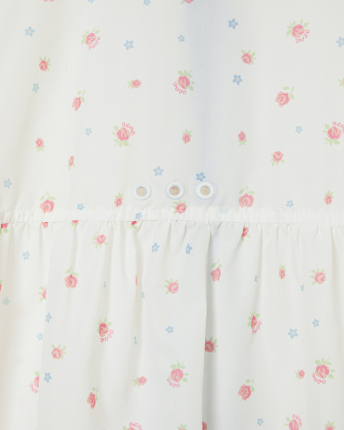 FLOWER WINDBREAKER JACKET [WHITE]
