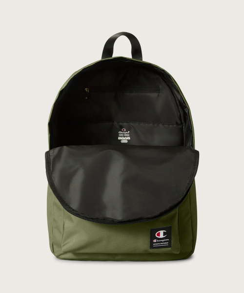 C로고 백팩 Olive