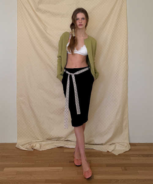 Kin dot scarf - Ivory