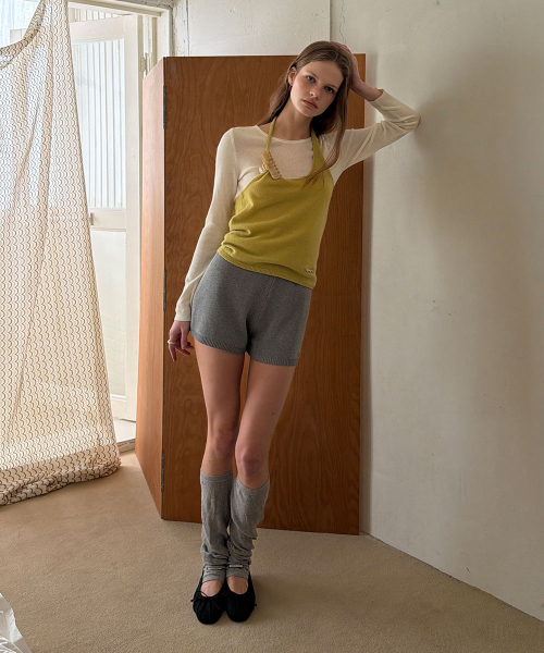 Elo summer knit shorts - Gray