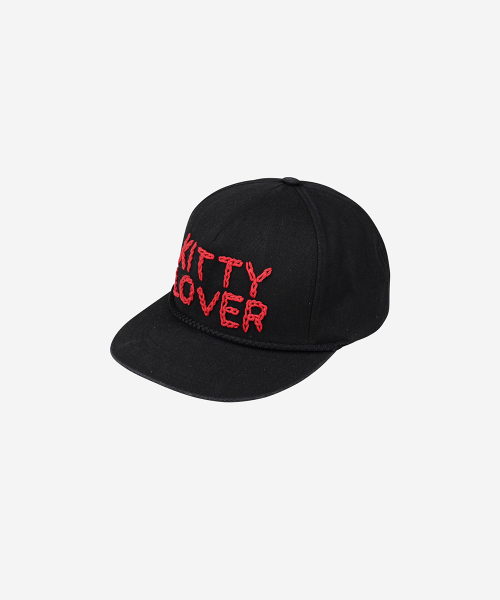 LOVER SERIES HAND STITCH CAP BLACK