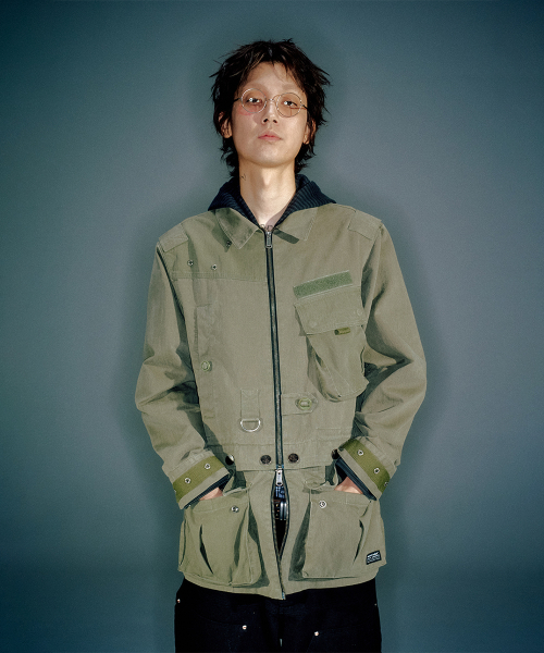 MEN LEVINE DOCKING FIELD JACKET KHAKI