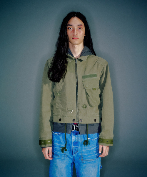 MEN LEVINE DOCKING FIELD JACKET KHAKI