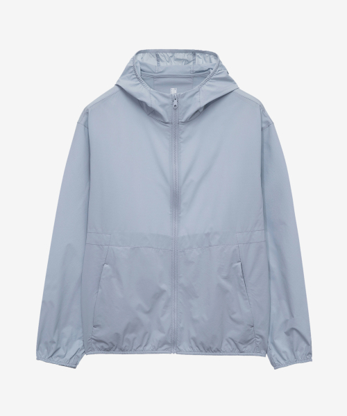 [SET][Hood or High-Neck Selection] Lightweight Semi-Oversized-Fit Windbreaker - 5color