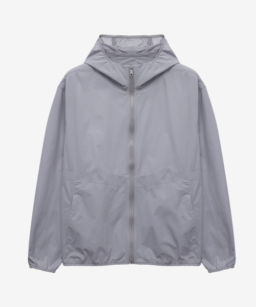 [SET][Hood or High-Neck Selection] Lightweight Semi-Oversized-Fit Windbreaker - 5color