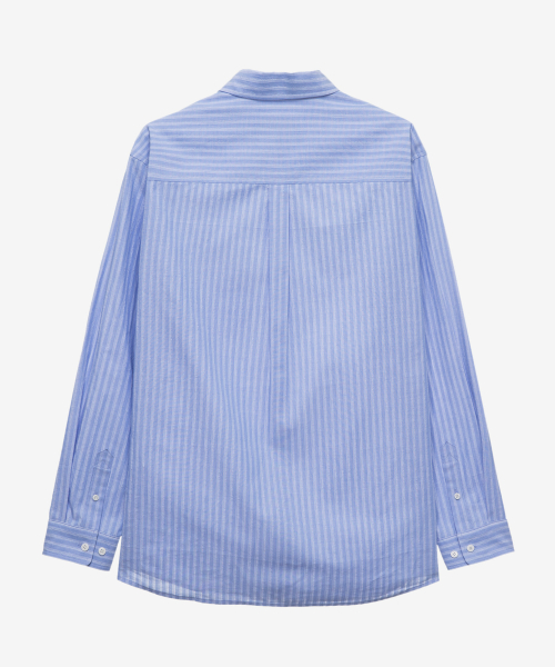Cotton 100%Circerlike Stripe Oversized Fit Shirt - 3color