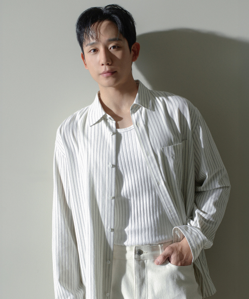 Cotton 100%Circerlike Stripe Oversized Fit Shirt - 3color