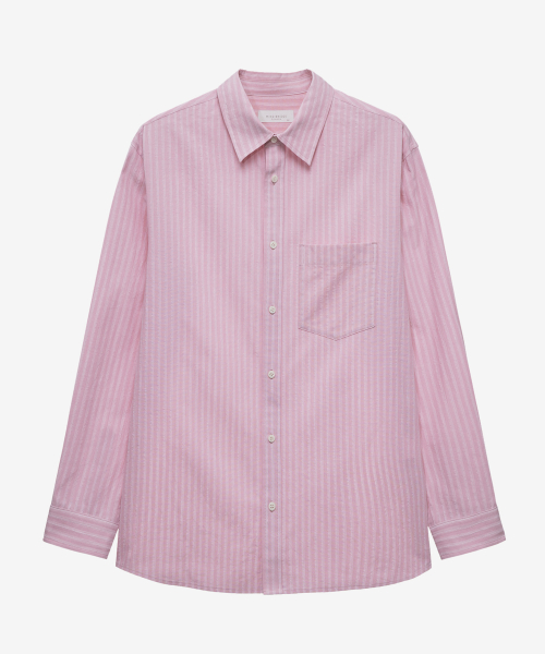 [2PACK]Cotton 100 Circerlike Stripe Oversized Fit Shirt - 3 colors