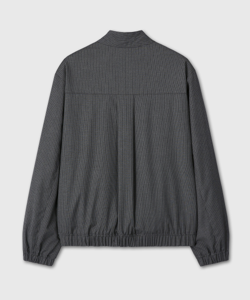 STRIPE SET-UP JACKET (CHARCOAL)