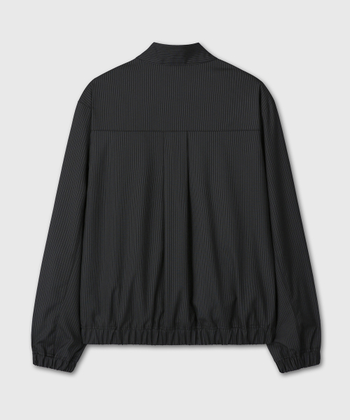 STRIPE SET-UP JACKET (BLACK)